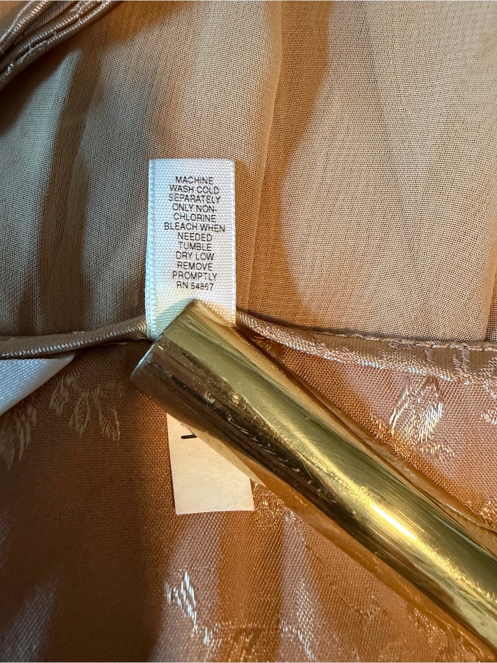 Victoria's Secret Gold Satin & Chiffon Lace-up Corset Maxi Dress - Picture 5 of 8